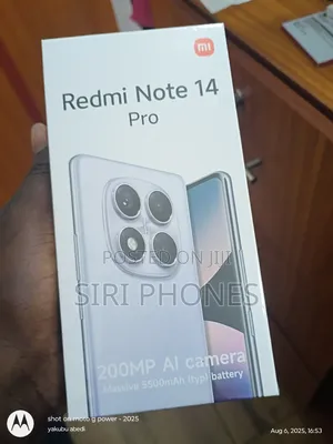New Xiaomi Redmi Note 14 Pro 256 GB Black