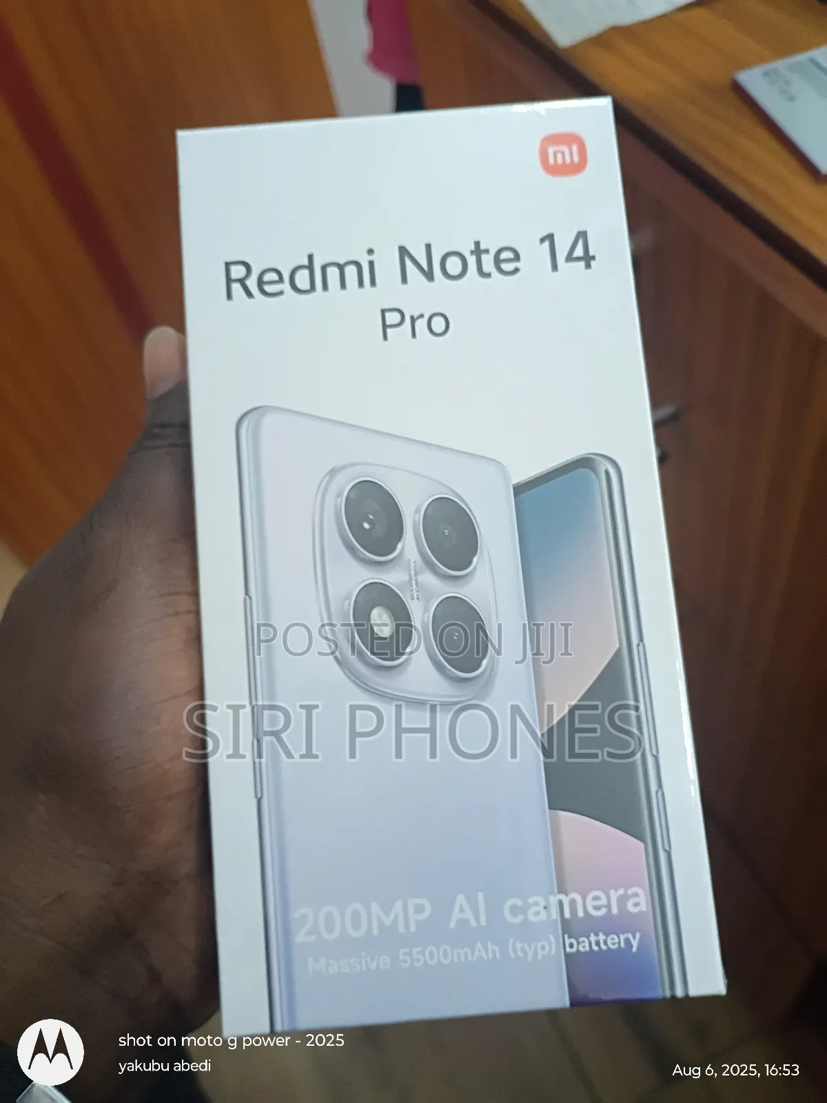 New Xiaomi Redmi Note 14 Pro 256 GB Black