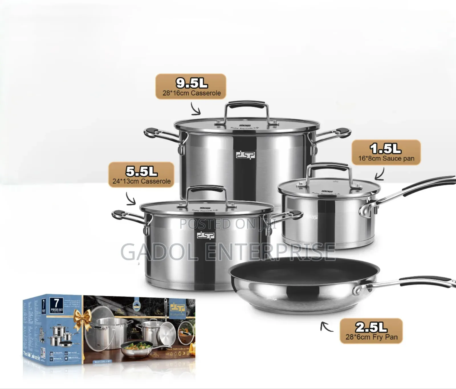 Stainless Steel Cookware Set