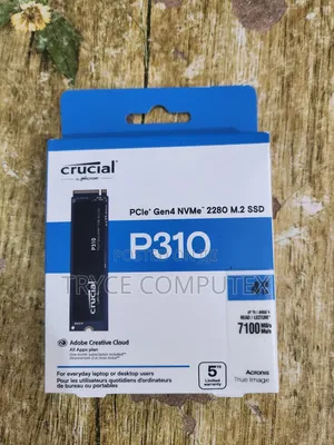 4tb Crucial SSD Gen4 Nvme M.2 , Up to 7,100mb/S
