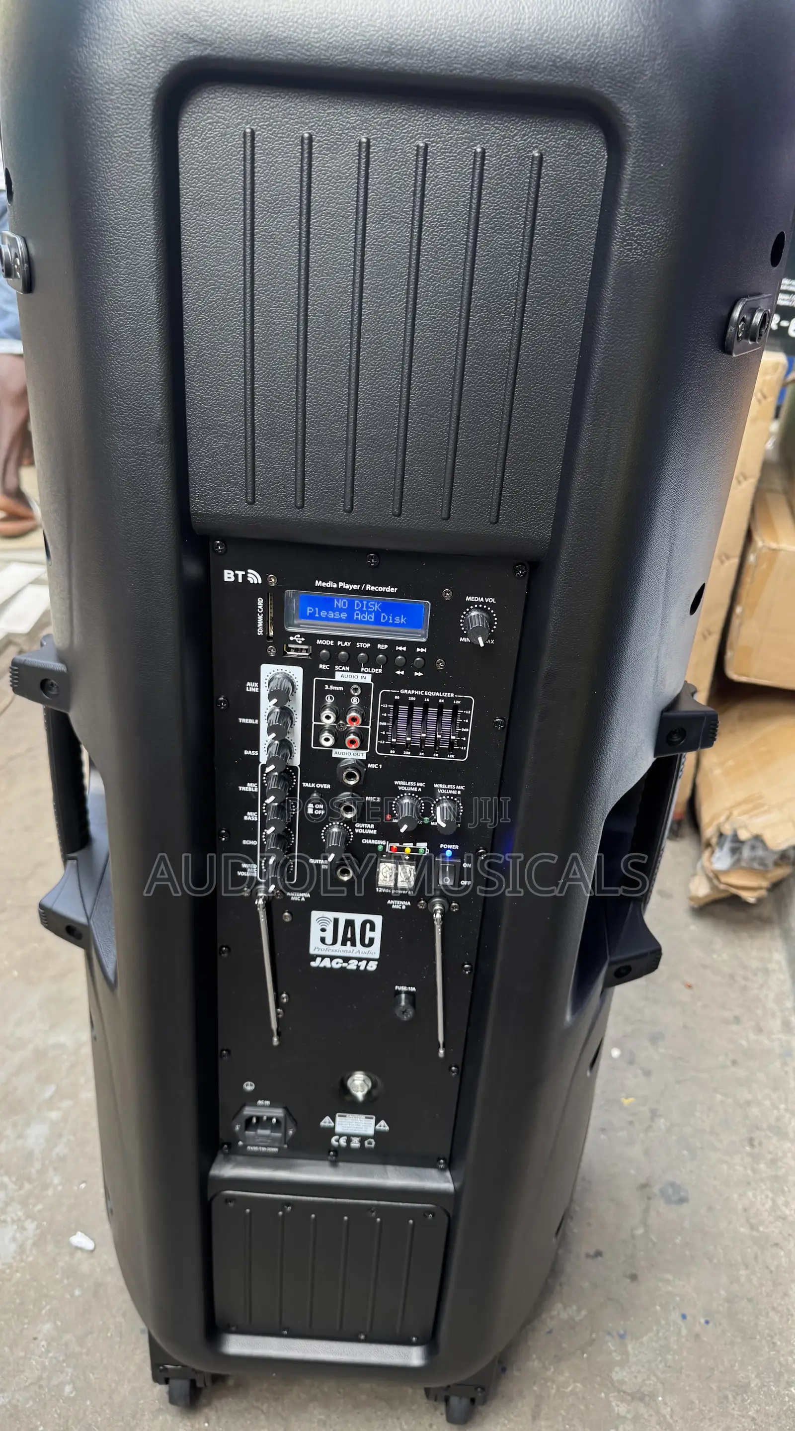Bluetooth Rechargeable Speaker / Jac Double With Two Mics
