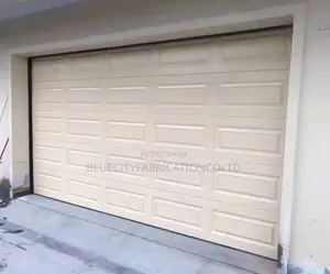 Sectional Garage Door With Automatic Motor and Remote