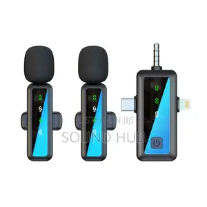 3 In 1 Lapel Microphone With Noise Cancellation