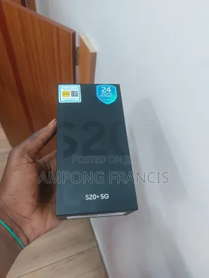 New Samsung Galaxy S20+ 5G 256 GB Black