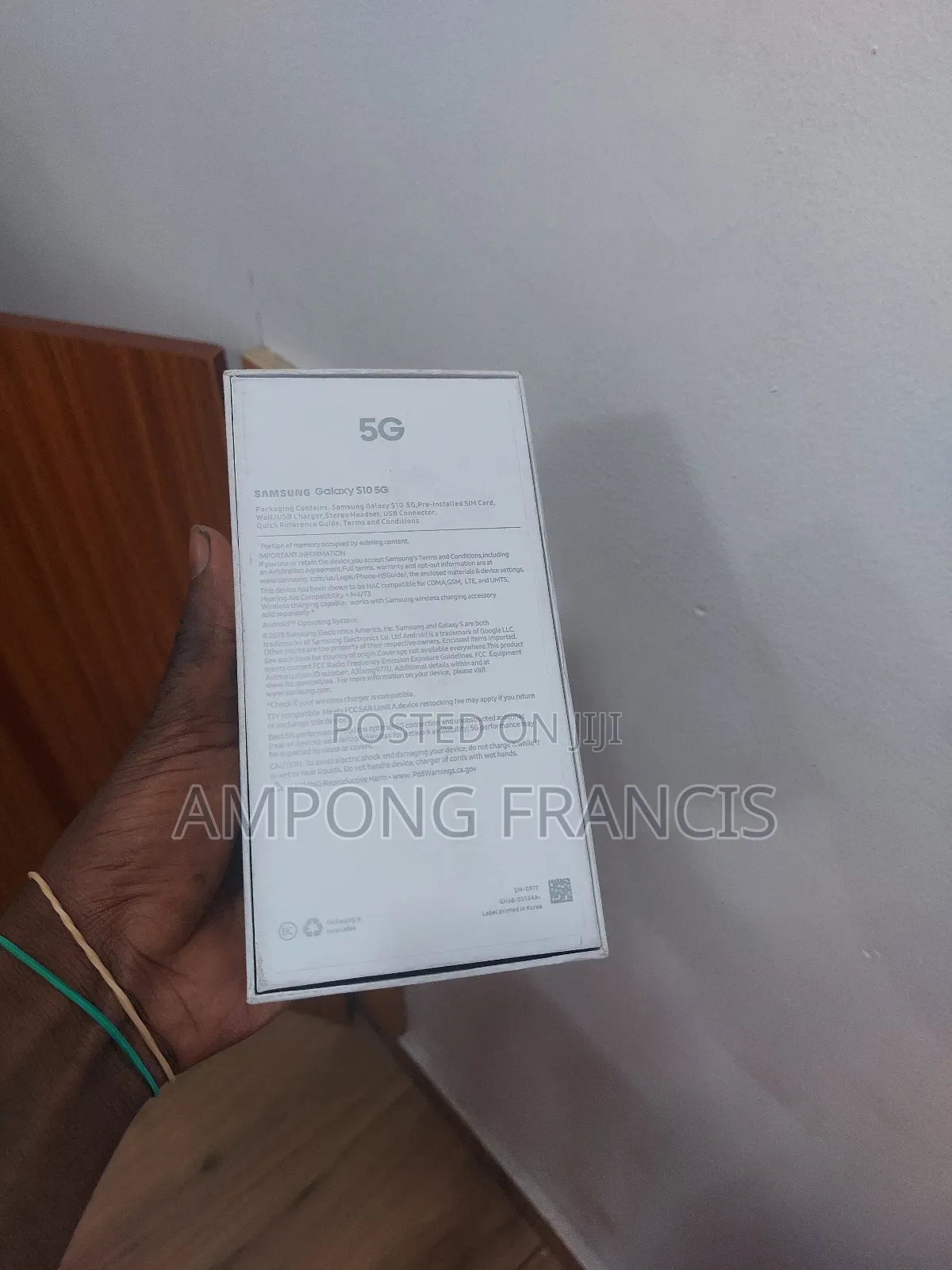New Samsung Galaxy S10 5G 256 GB Black