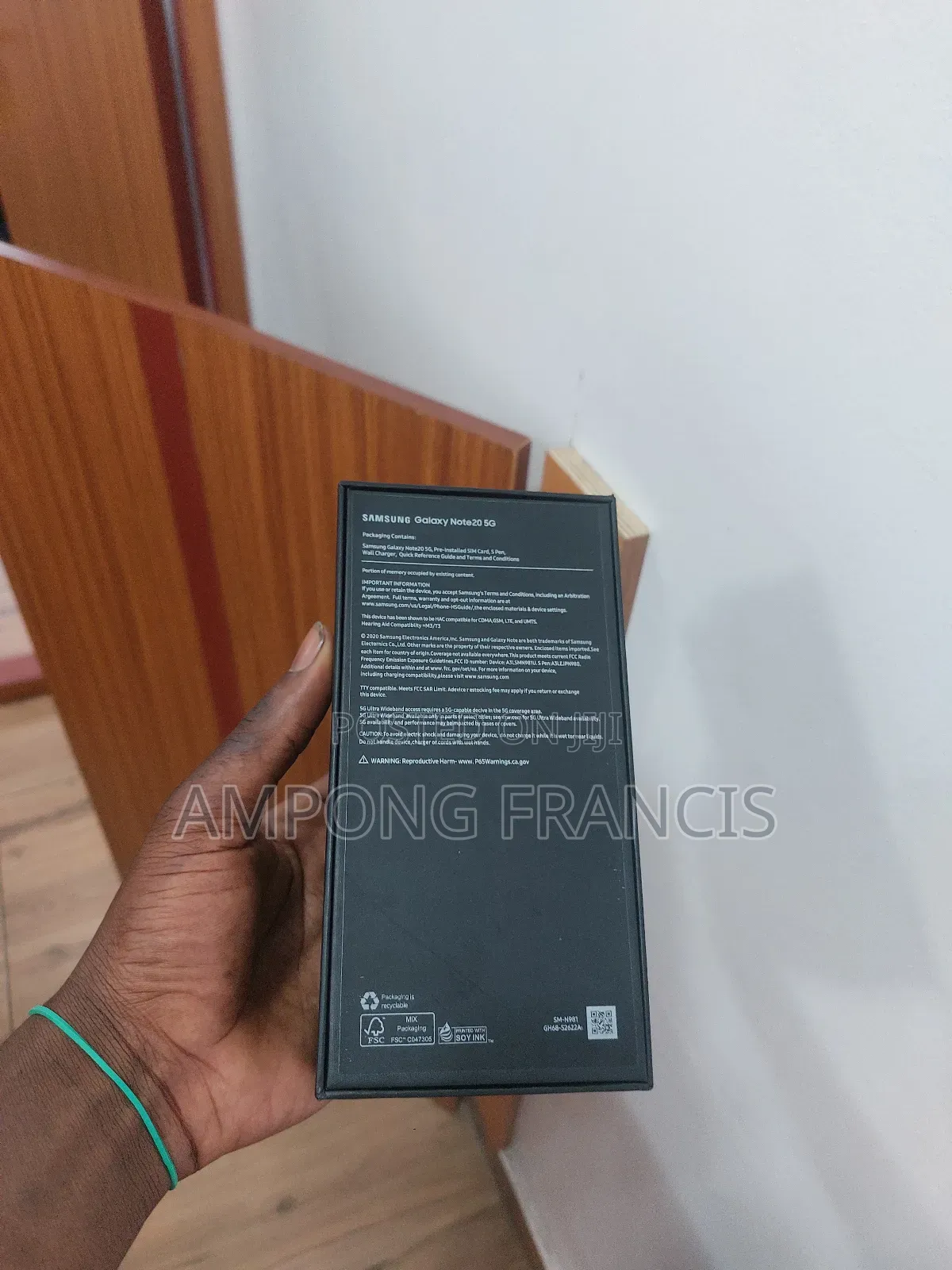 New Samsung Galaxy Note 20 5G 256 GB Black
