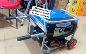 Tested Power Ecoolmax 7.5kva 8500watt Petrol Generator 7.5kv