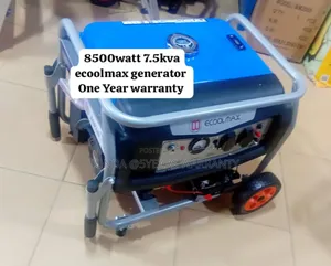 Portable and Easy Start Ecoolmax 7.5kva 8500watt Petrol