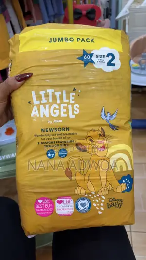 Little Angels Diapers Size 1 and 2