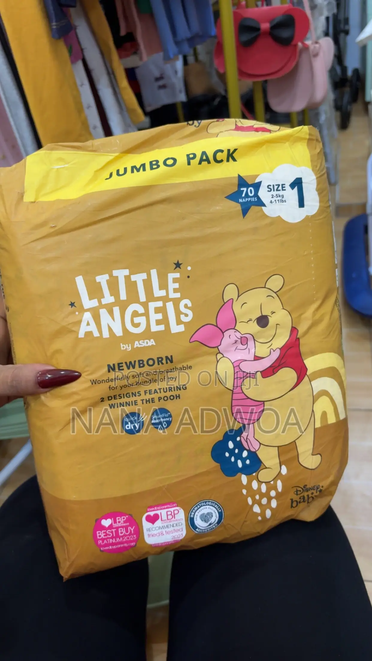 Little Angels Diapers Size 1 and 2