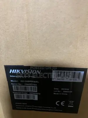 Hikvision 86inches Interactive Flat Panel Ds-D5b86rb/El