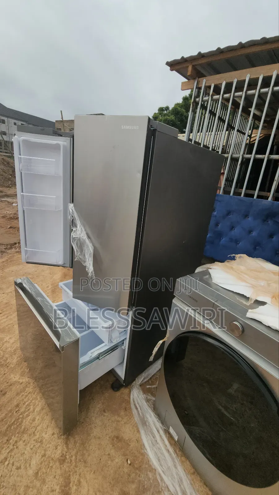 Samsung French Door Rf22a4121sr/Aa 22.2 Cu.Ft.
