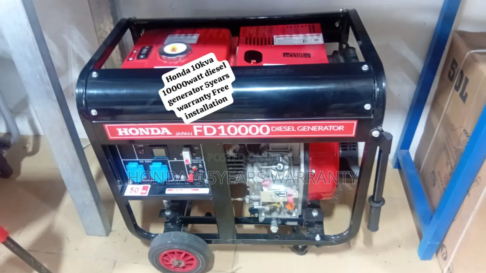 Skeleton Type Honda 10kva 10000watt Diesel Generator 10kva