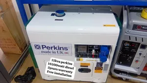 Enough Current Perkins 15kva 16500watt Diesel Generator