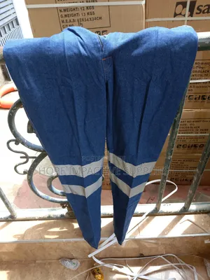 Quality Work Jeans Trouser With Reflectors.