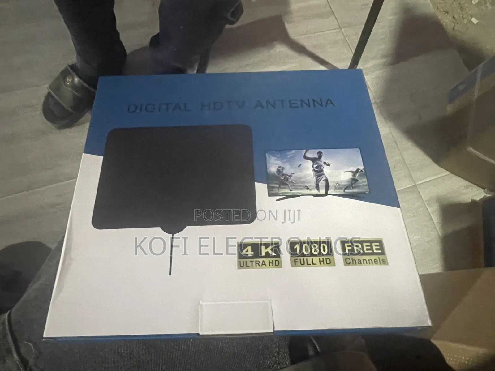 Digital Amplified Indoor HDTV Antenna, 1080p VHF Uhf Tv