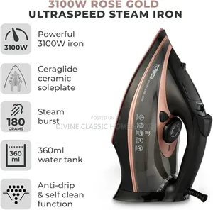 Tower Ultraspeed Steam Iron 3100watt