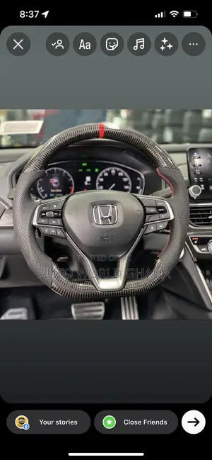Honda Accord 2018-2022 Carbon Steering Wheel Set No Airbag