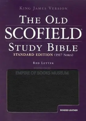KJV Old Scofield Study Bible: Bonded Leather, Black