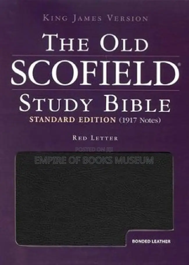 KJV Old Scofield Study Bible: Bonded Leather, Black