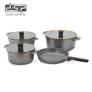 Grey Nonstick Cookware Set