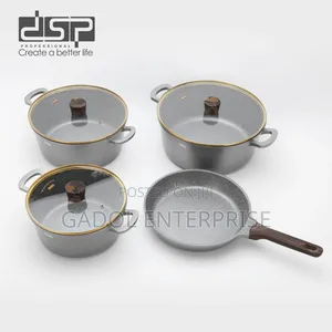 Grey Nonstick Cookware Set