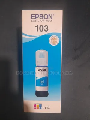 Epson 103 Cyan Original Ink Bottle (C13t00s24a) 65ml