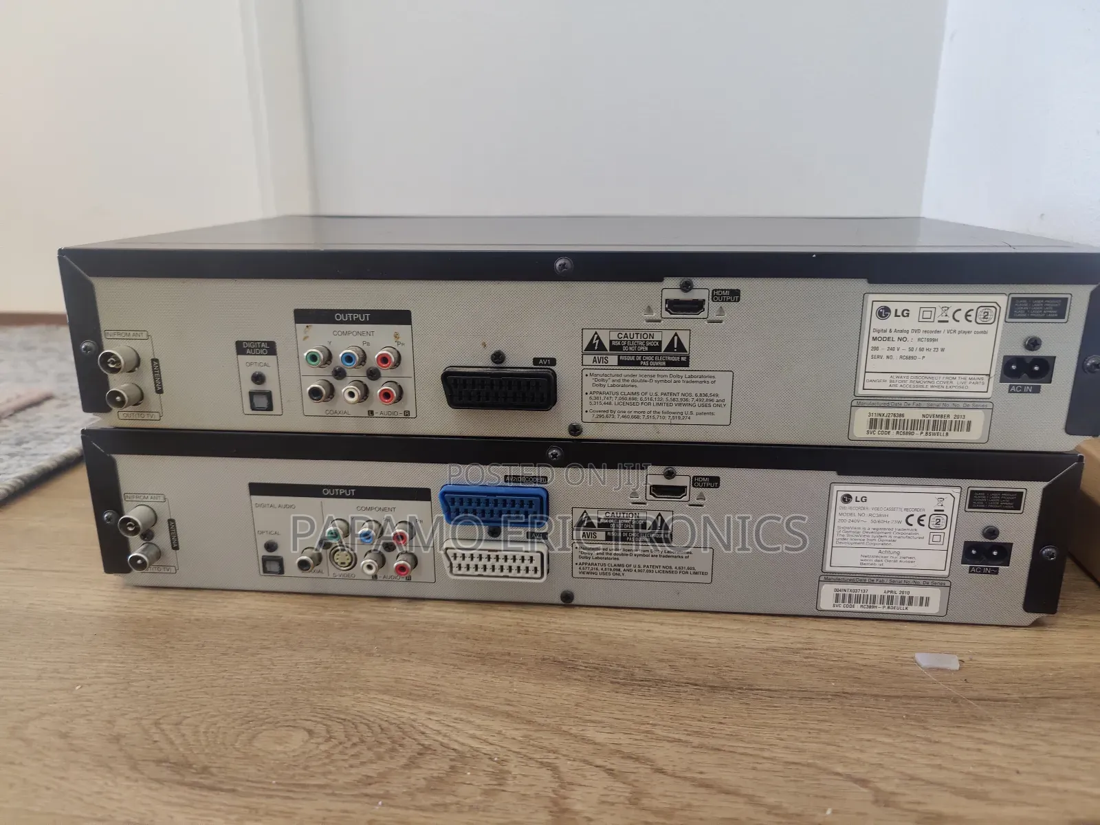 Lg Rct699h Combo Combi Vcr Vhs Video Dvd Registratore Hdmi