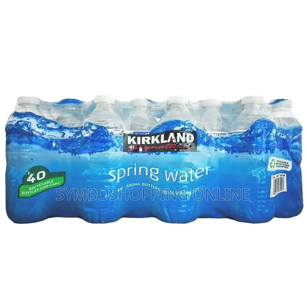 Kirkland Signature Spring Water 500 Ml, 40 Bottles