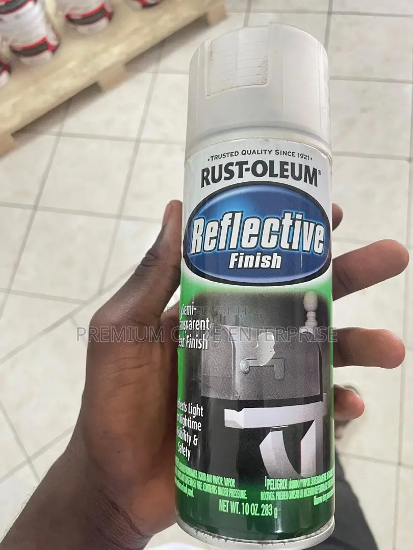 Reflective Finish Spray For Safety