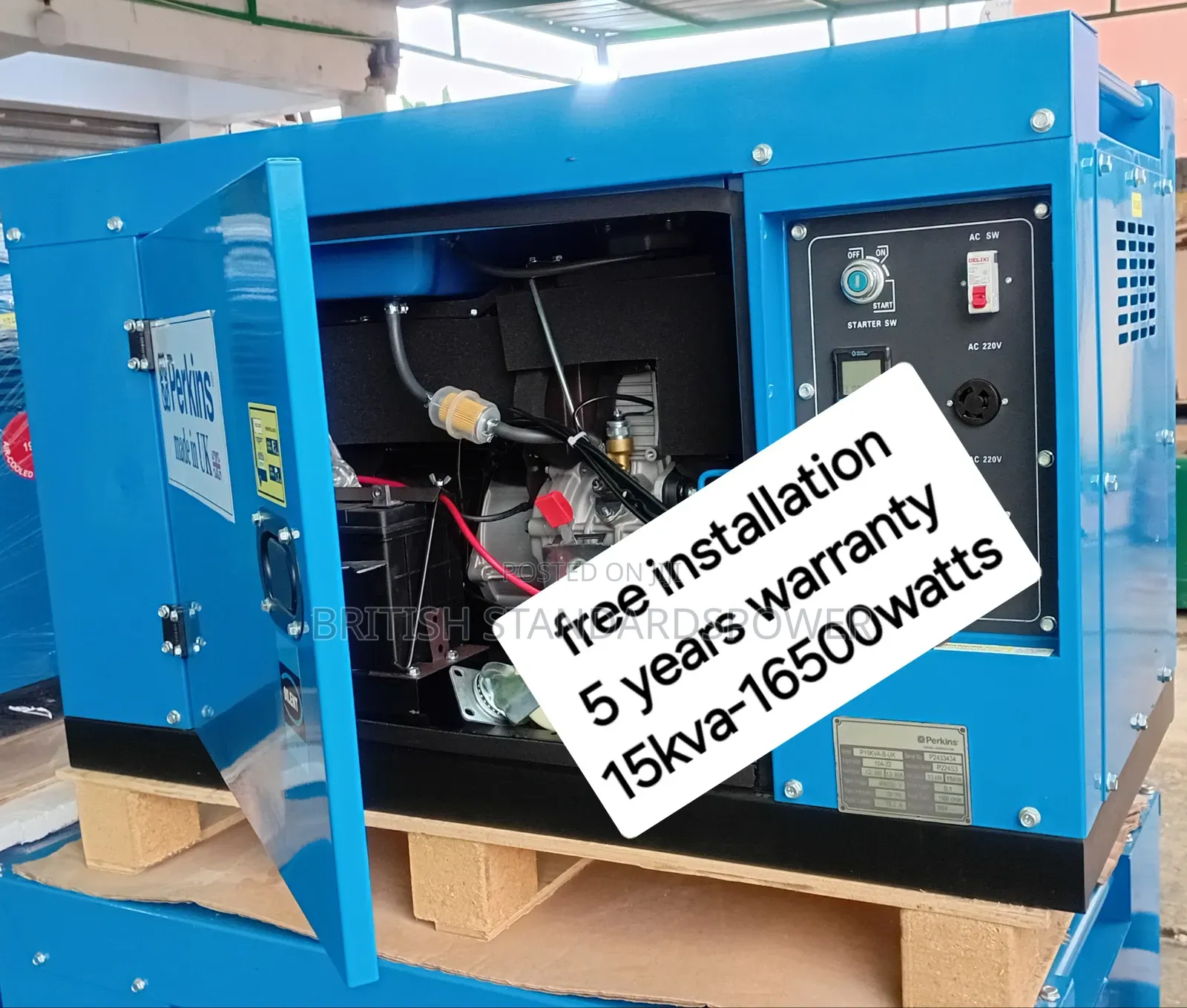 High Reliability Power 15kva Silent Diesel Generator