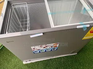 Cheerful Pearl Chest Fridge Freezer 202 Litres Pearl