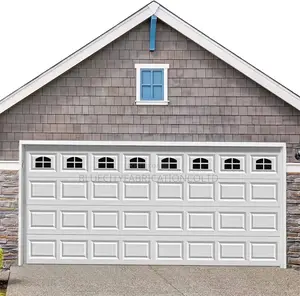 Sectional Automatic Garage Door With Fanlight and Two Remote