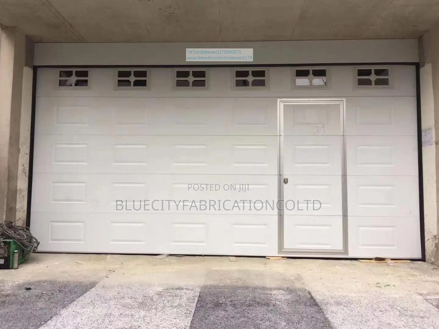 Italian Automatic Garage Door All Colors Available and Size