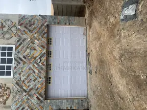 Canadian Automated Garage Door With Fanlight and Remote