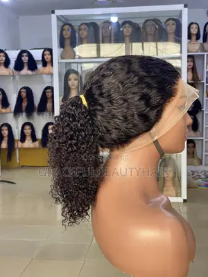 16 Inches Brazilian Super Double Drawn Wet Curls 360 Wig Cap