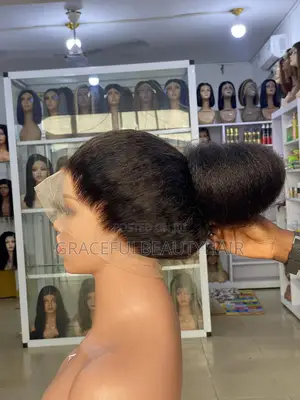 18 Inches Peruvian Remy Kinky Straight 360 Cap