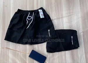 Plain Black Summer Shorts Available*Champion**