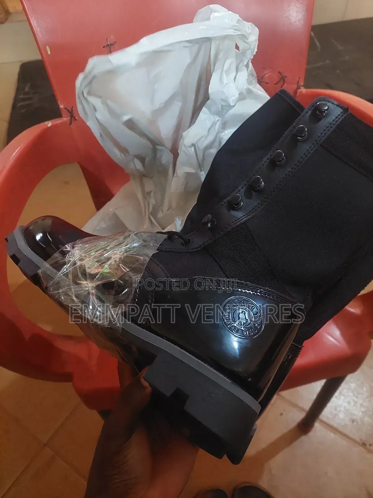 Security Boots Black