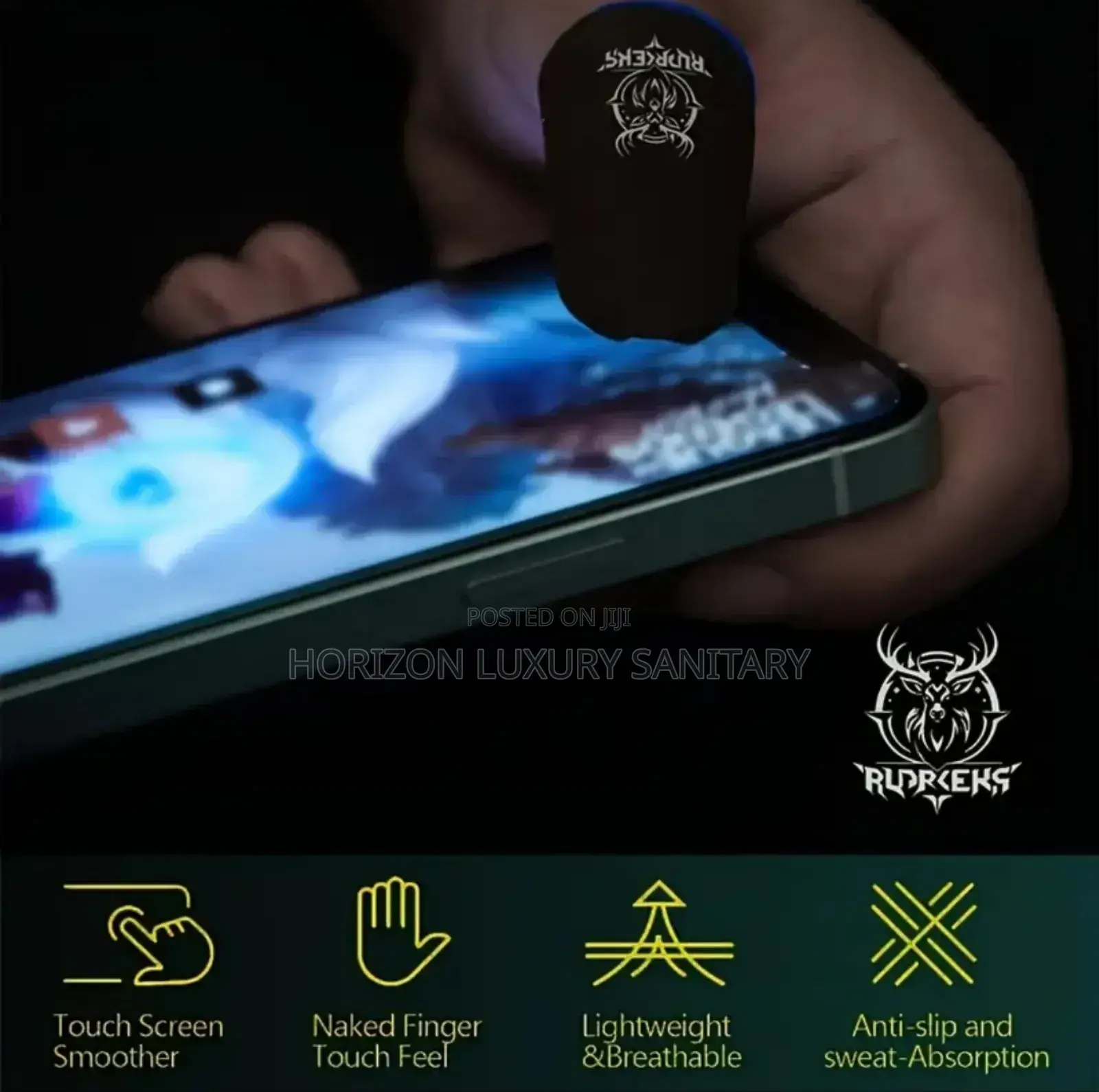 Elk Pattern Game Finger Sleeve