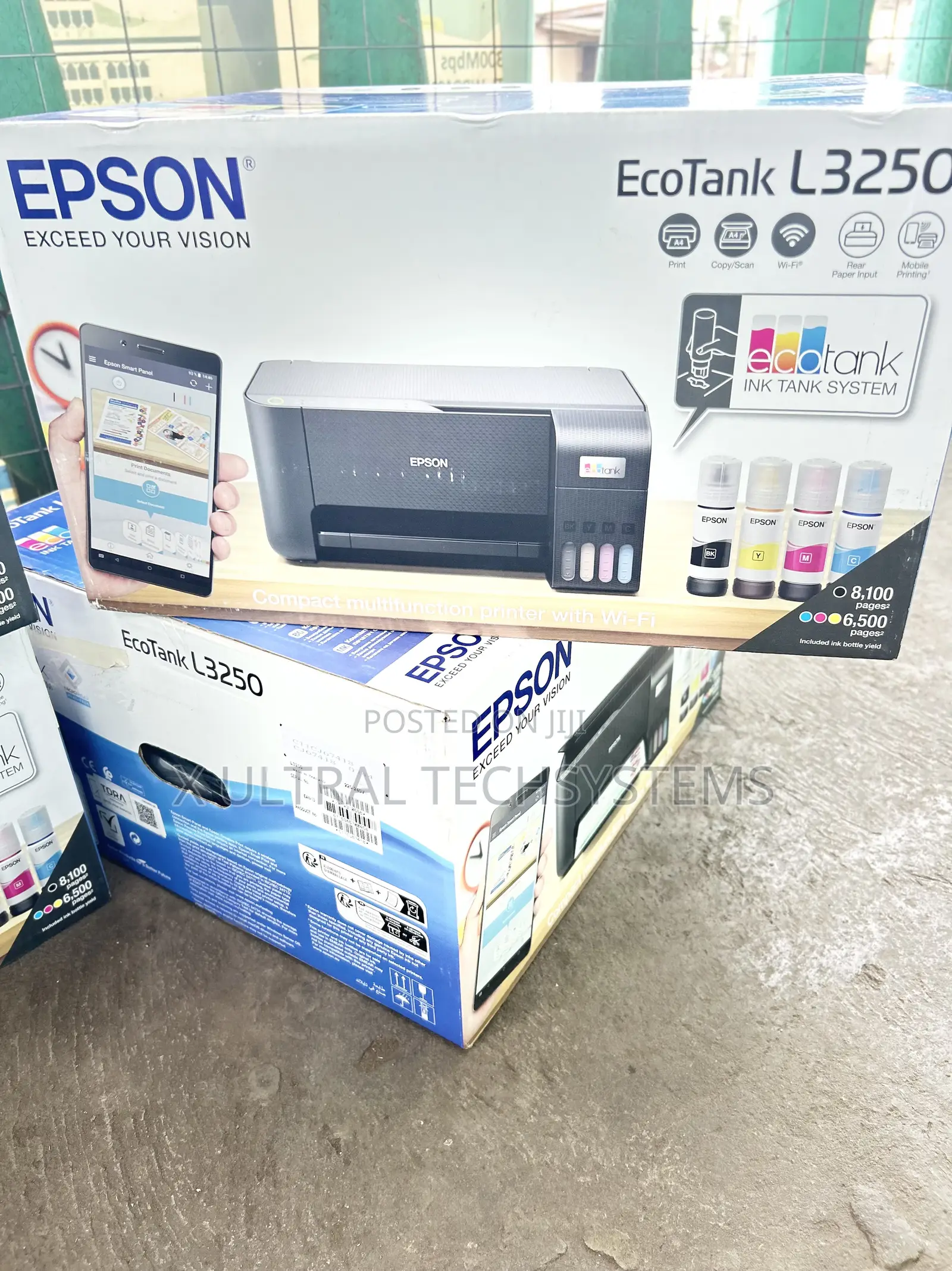 Ecotank L3250 Multifunction Wifi Printer