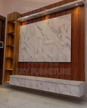 Tv Console With Full Panel