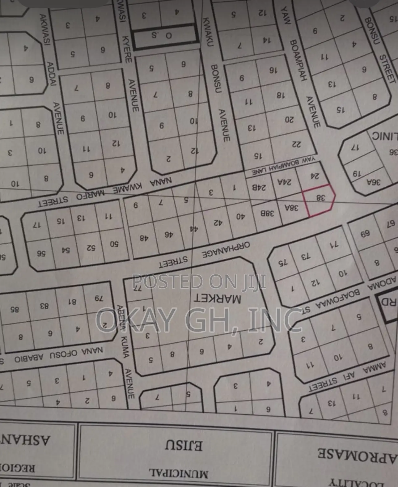 Prime Land for Sale in Apromase, Ashanti Region