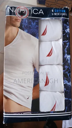 Nautica Cotton v Neck, 4 Pack(M,L/Xl)