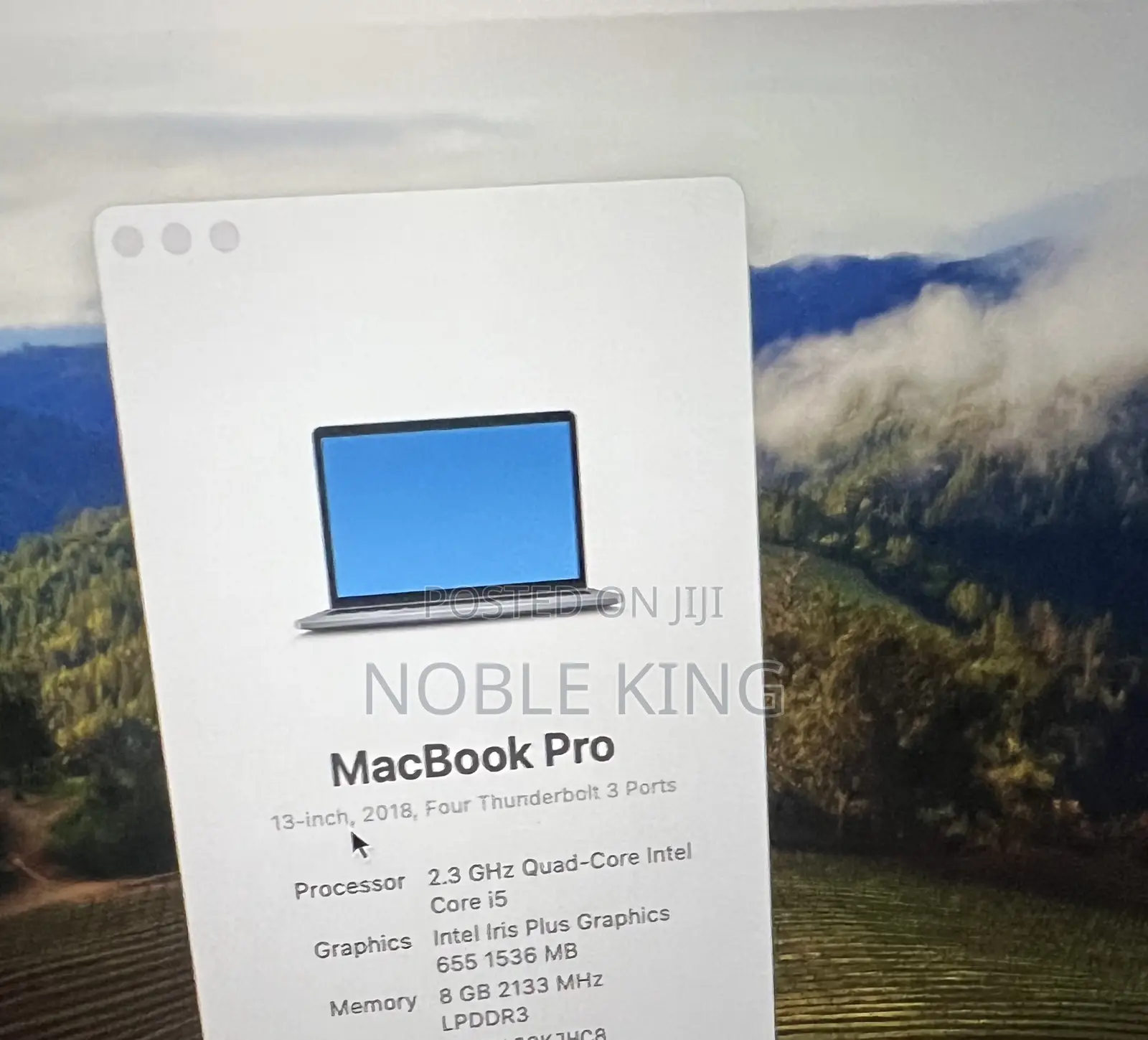 Laptop Apple MacBook Pro 2018 8GB Intel Core I5 SSD 256GB