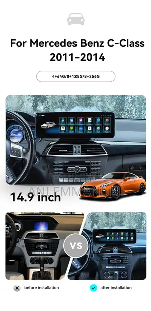 Benz C250 / C300 2011 to 2014 14.9 Inches Carplay
