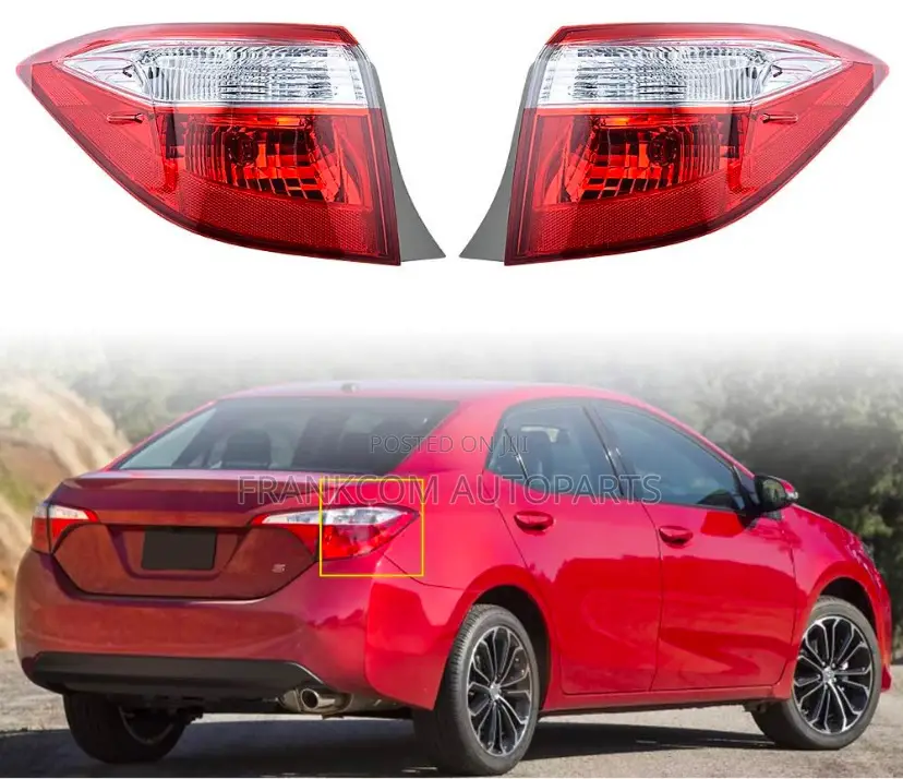 Toyota Corolla 2014-2016 Tail Lights Pair