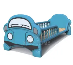Kids Wooden Nursery Bed With Anti Fall Rail 152*62*68cm