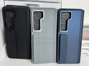 Galaxy Fold 5 Case With Strap And Glass Screen Protector