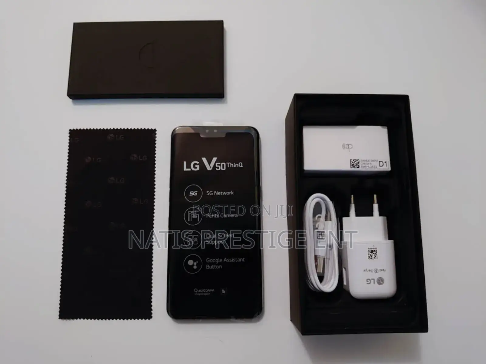 New LG V50S ThinQ 256 GB Black